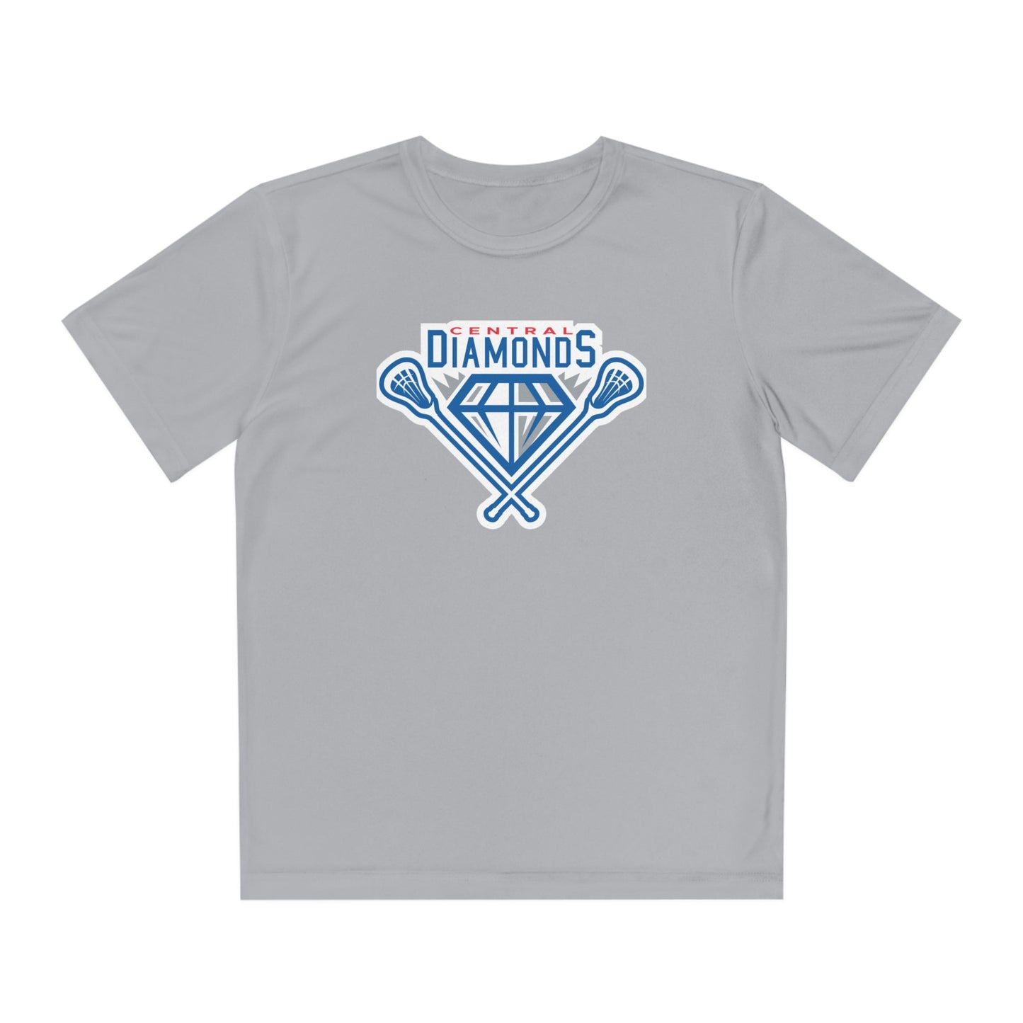 Central Diamonds Youth Athletic T-Shirt Signature Lacrosse