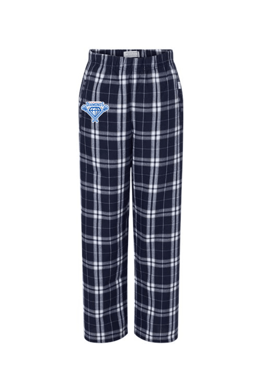 Central Diamonds Youth Flannel Pants Signature Lacrosse