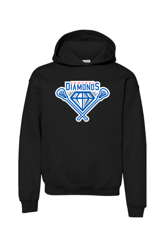Central Diamonds Youth Hoodie Signature Lacrosse