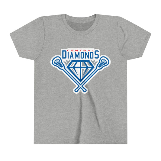 Central Diamonds Youth Lifestyle T-Shirt Signature Lacrosse