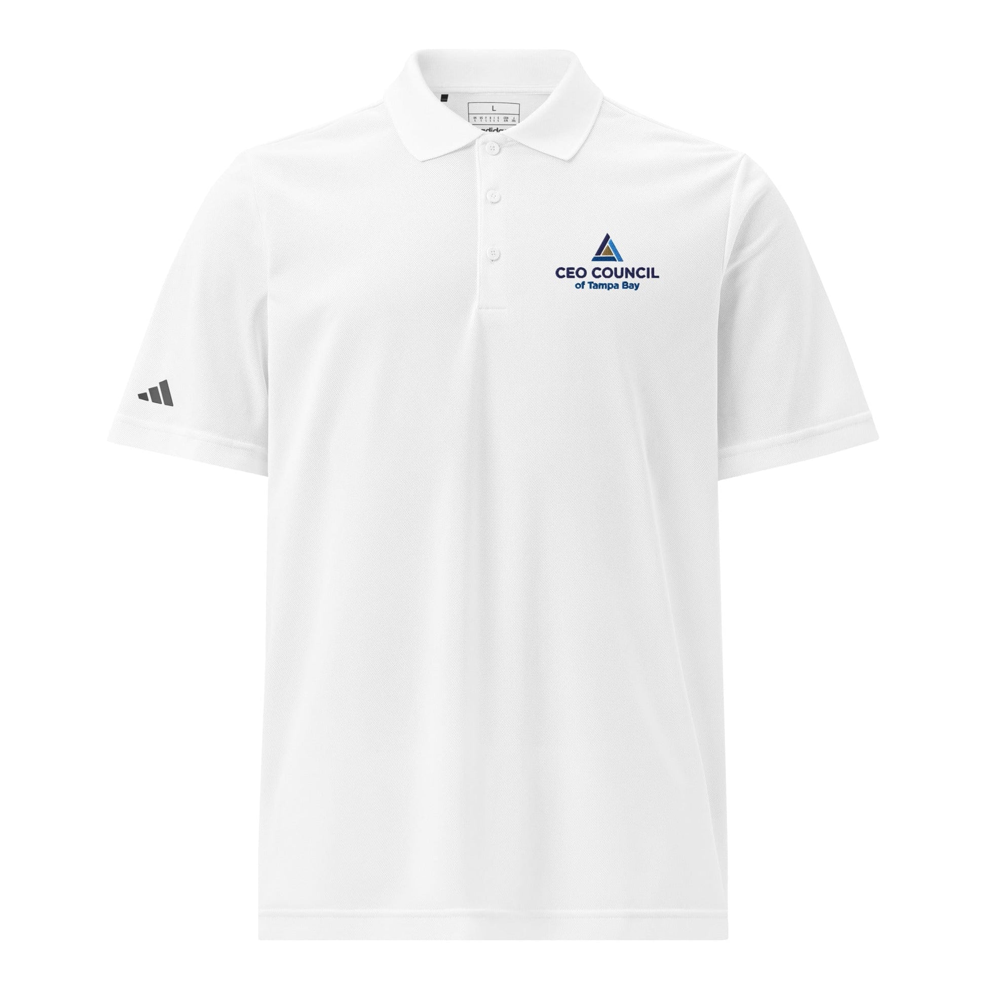 CEO Council Embroidered adidas Sport Polo Shirt Signature Lacrosse