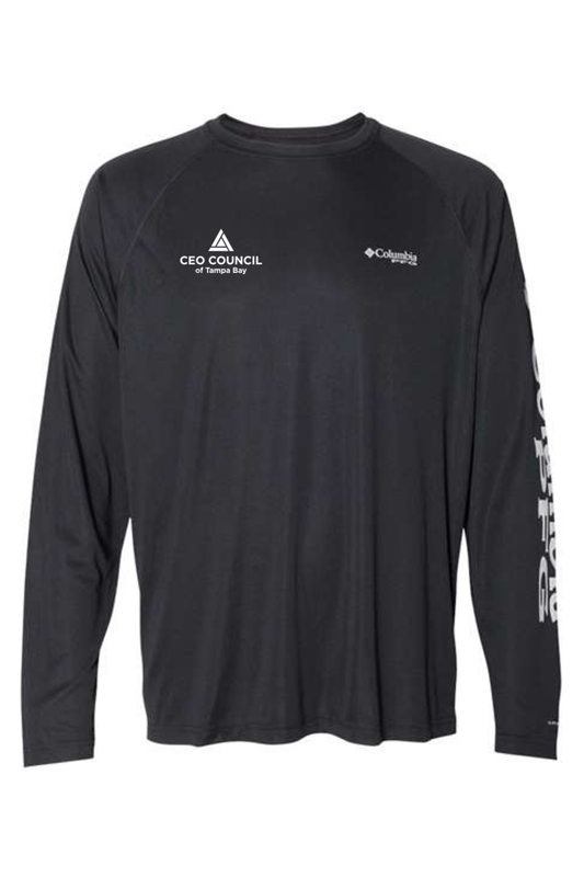 CEO Council Men's Columbia PFG Terminal Tackle Long Sleeve T-Shirt Signature Lacrosse