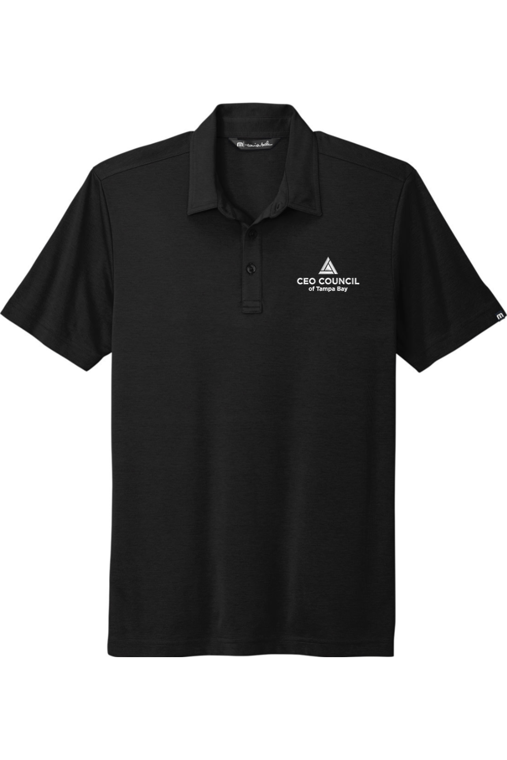 CEO Council Men's Embroidered Travis Mathew Oceanside Solid Polo Signature Lacrosse
