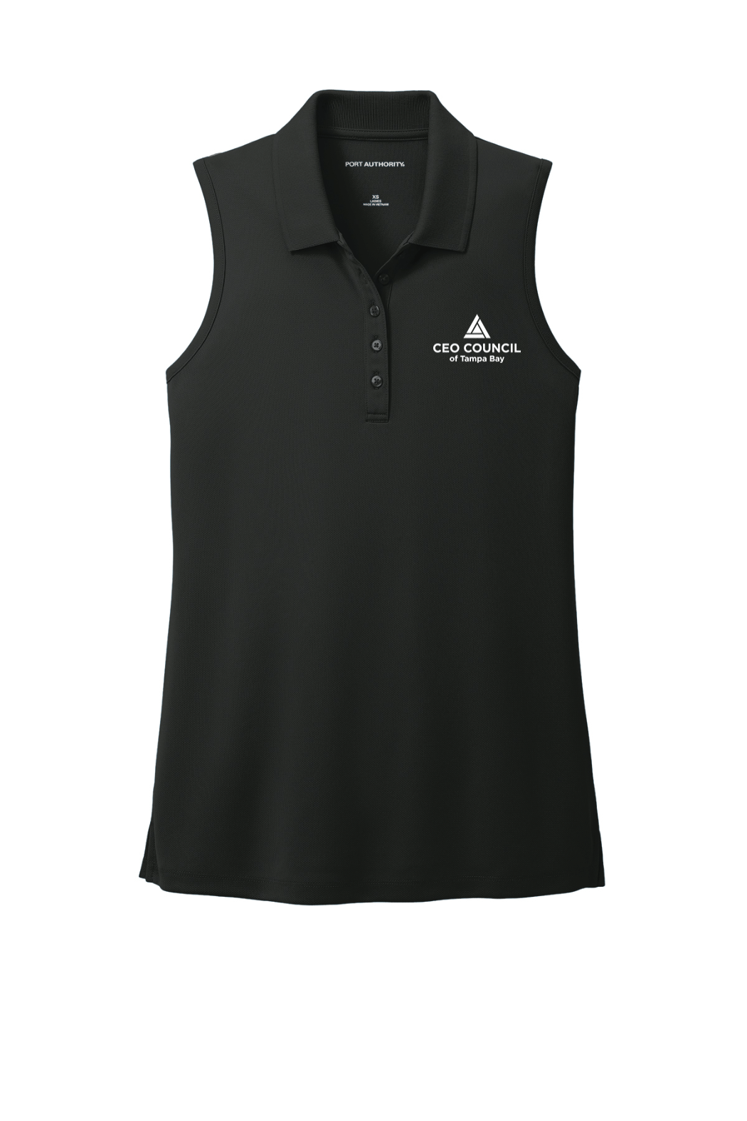 CEO Council Port Authority Ladies Dry Zone UV Micro-Mesh Sleeveless Polo Signature Lacrosse