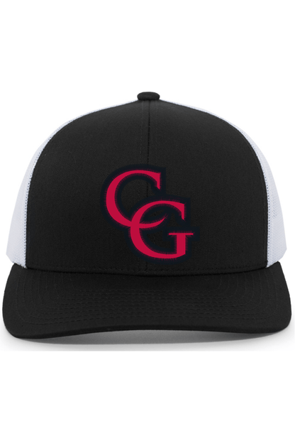 CG Trojan Youth Lacrosse Embroidered Trucker Hat Signature Lacrosse
