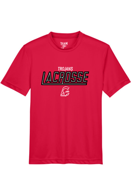 CG Trojan Youth Lacrosse Youth Athletic T-Shirt Signature Lacrosse