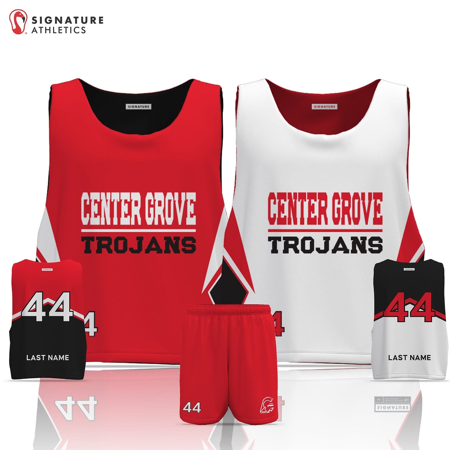 CG Trojans Lacrosse Men's 2 Piece Player Package: 8U Signature Lacrosse