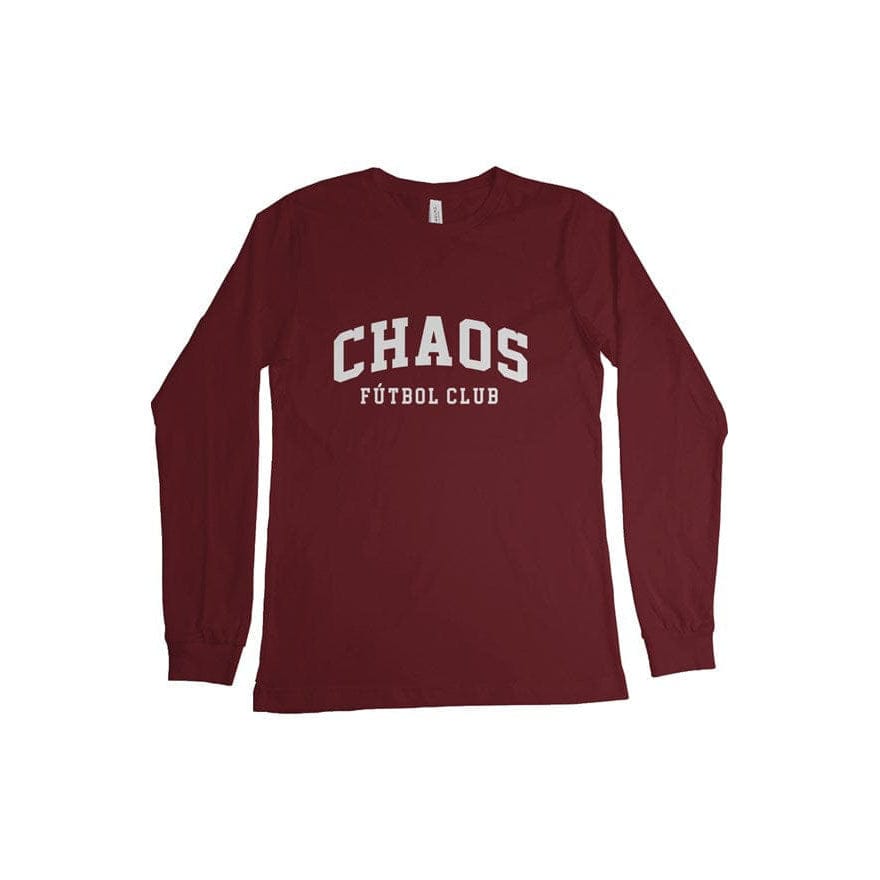 Chaos FC Adult Cotton Long Sleeve T-Shirt Signature Lacrosse