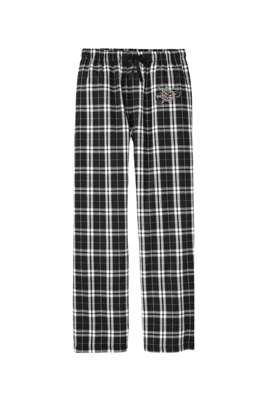 Chaos FC Adult Men's Flannel Plaid Pants Signature Lacrosse