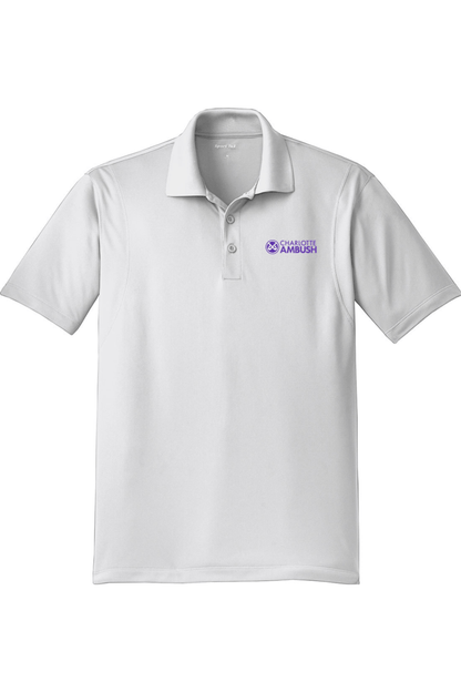 Charlotte Ambush Field Hockey Club Adult Embroidered Athletic Polo Signature Lacrosse