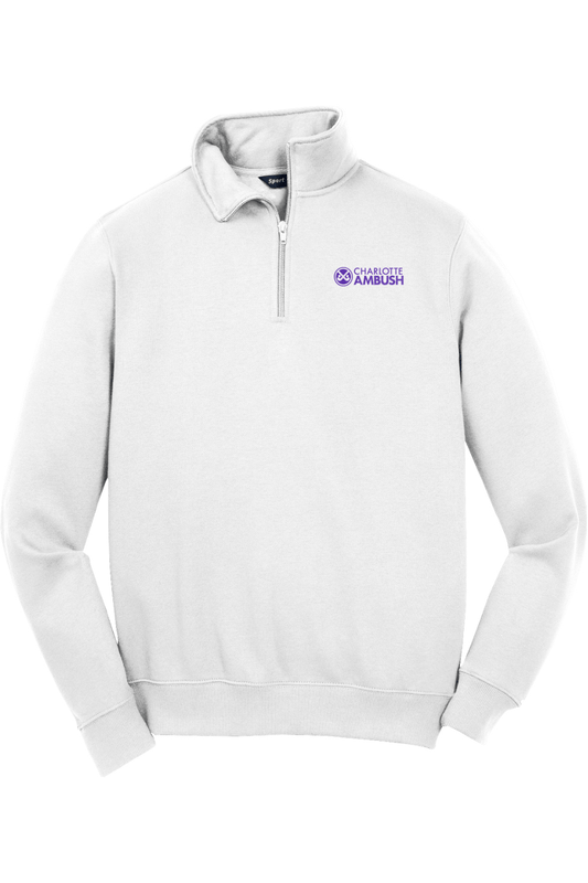 Charlotte Ambush Field Hockey Club Adult Embroidered Quarter-Zip Pullover Signature Lacrosse