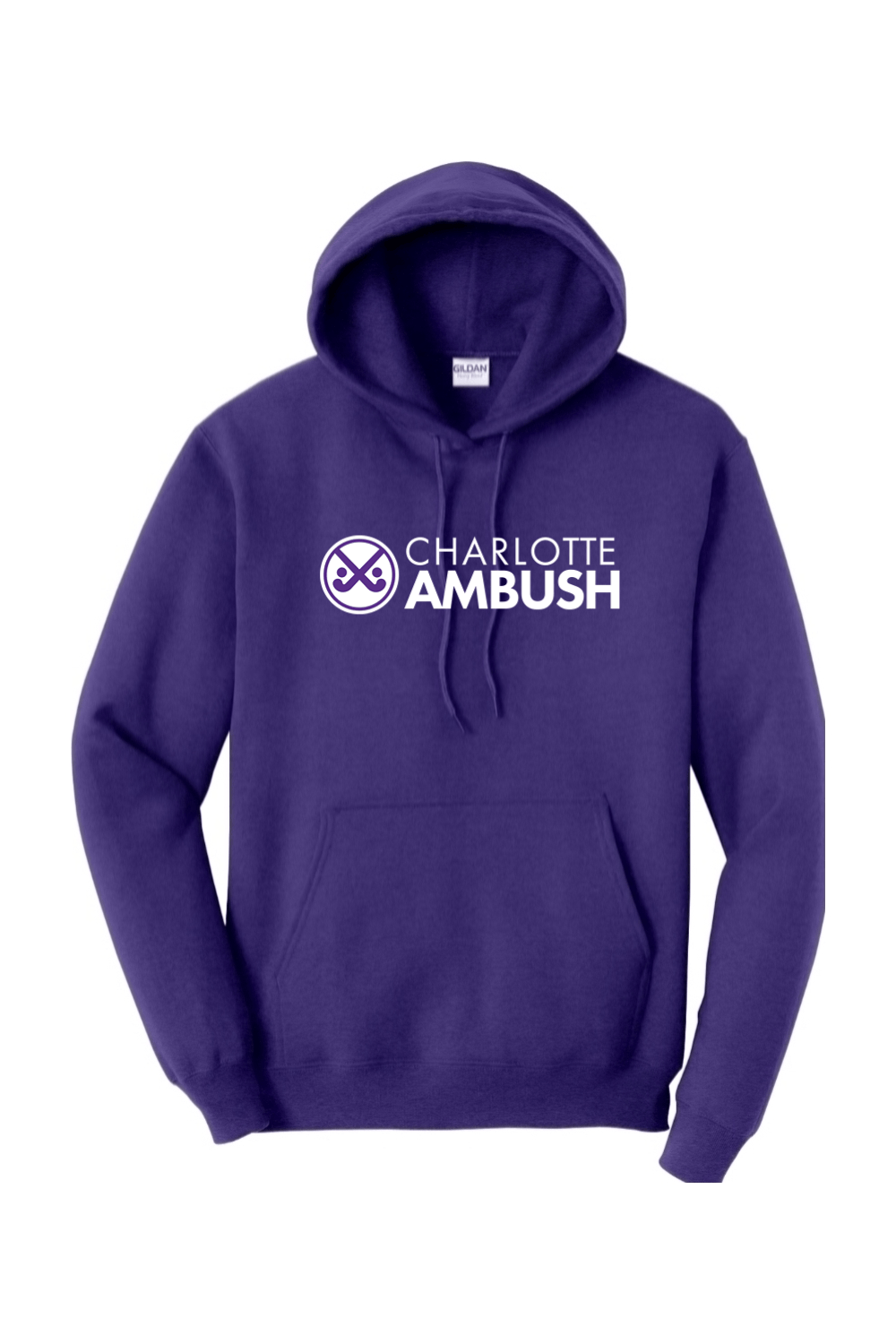 Charlotte Ambush Field Hockey Club Adult Heavyweight Hoodie Signature Lacrosse