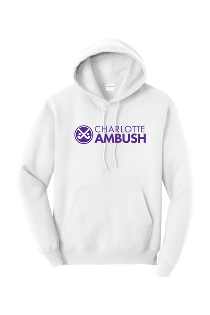 Charlotte Ambush Field Hockey Club Adult Heavyweight Hoodie Signature Lacrosse
