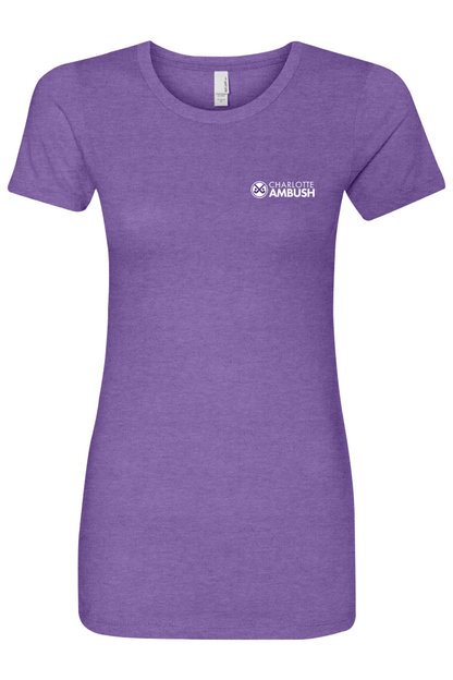 Charlotte Ambush Field Hockey Club Adult Women's T-Shirt Signature Lacrosse