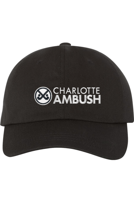 Charlotte Ambush Field Hockey Club Embroidered Dad Hat Signature Lacrosse
