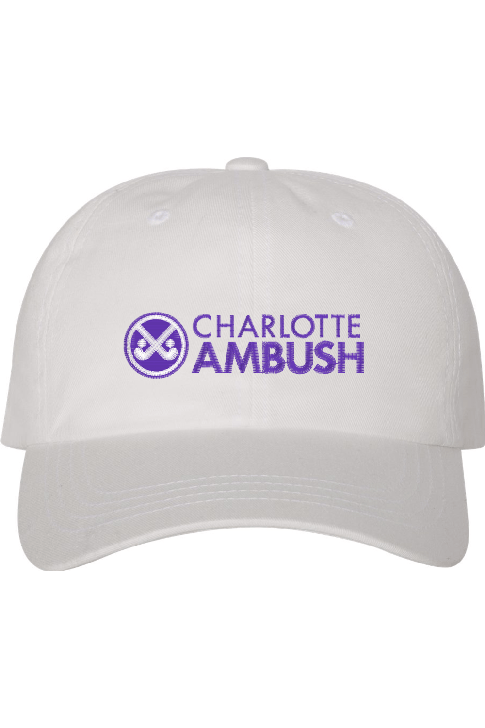Charlotte Ambush Field Hockey Club Embroidered Dad Hat Signature Lacrosse