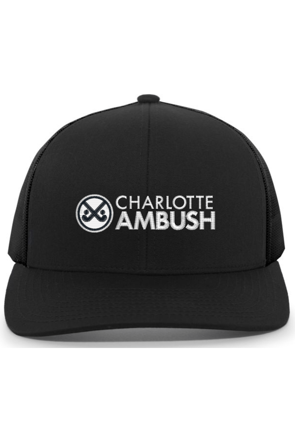 Charlotte Ambush Field Hockey Club Embroidered Trucker Hat Signature Lacrosse