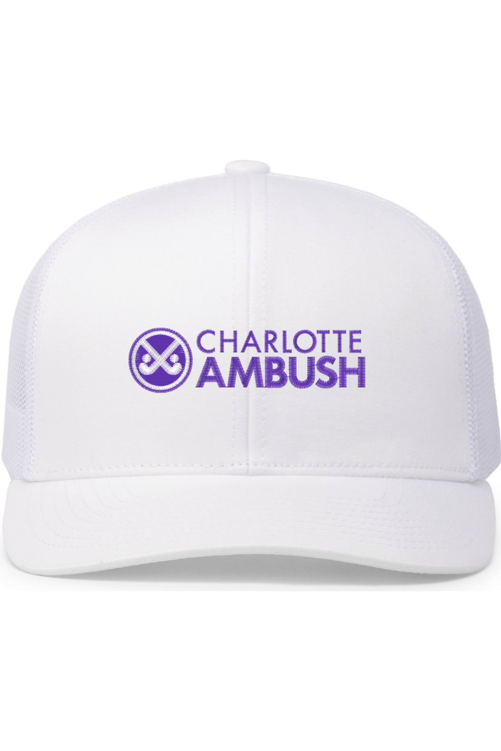Charlotte Ambush Field Hockey Club Embroidered Trucker Hat Signature Lacrosse