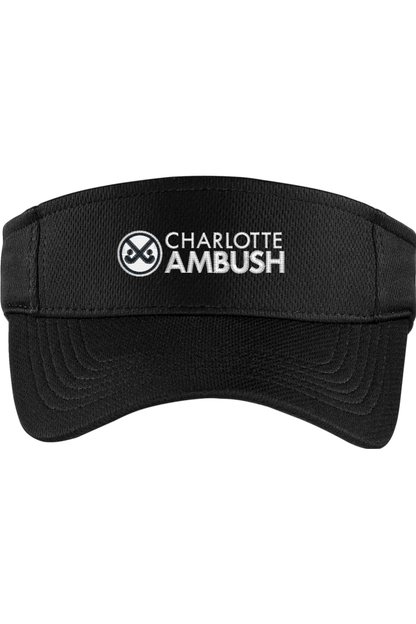 Charlotte Ambush Field Hockey Club Embroidered Visor Signature Lacrosse