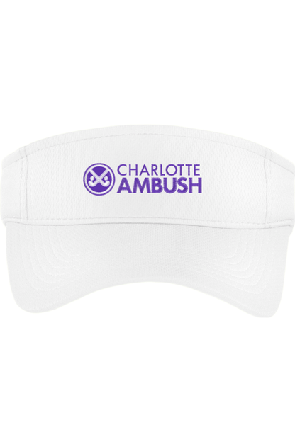 Charlotte Ambush Field Hockey Club Embroidered Visor Signature Lacrosse