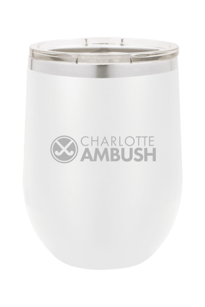 Charlotte Ambush Field Hockey Club Insulated Wine Tumbler Signature Lacrosse
