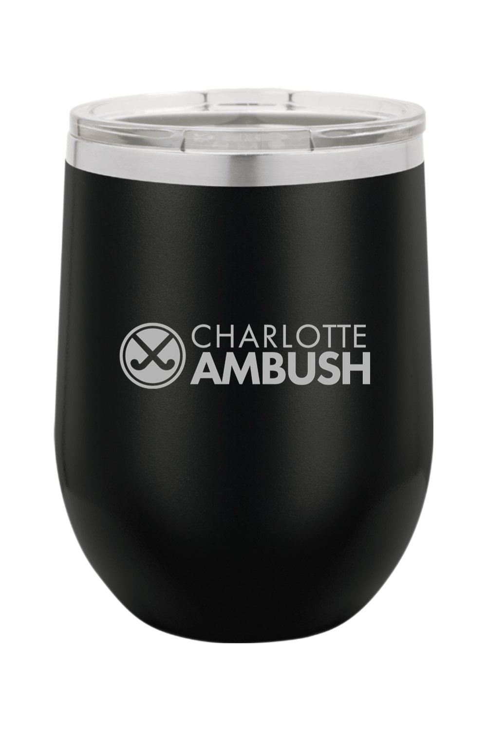Charlotte Ambush Field Hockey Club Insulated Wine Tumbler Signature Lacrosse