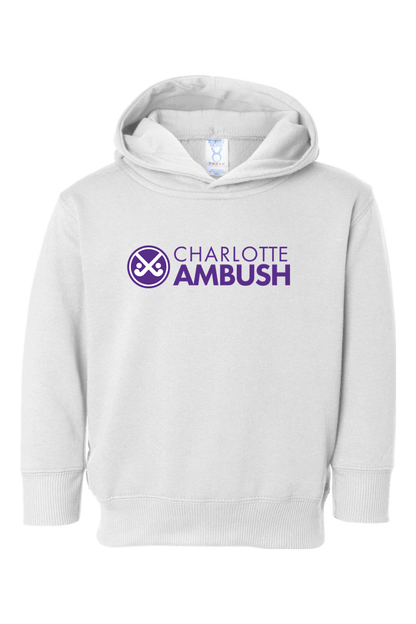 Charlotte Ambush Field Hockey Club Toddler Fleece Hoodie Signature Lacrosse