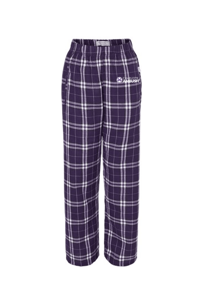 Charlotte Ambush Field Hockey Club Youth Flannel Pants Signature Lacrosse