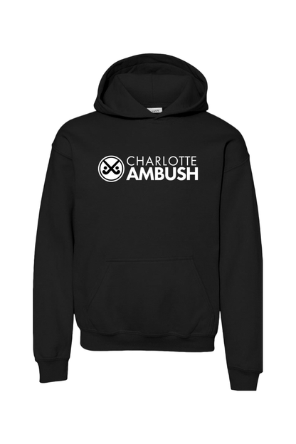 Charlotte Ambush Field Hockey Club Youth Hoodie Signature Lacrosse