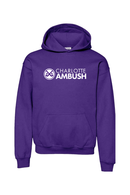 Charlotte Ambush Field Hockey Club Youth Hoodie Signature Lacrosse