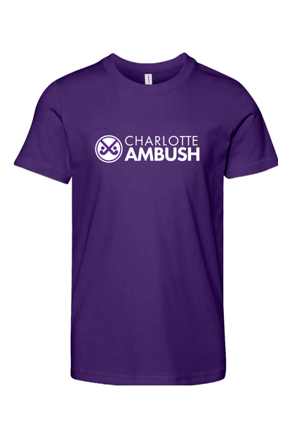 Charlotte Ambush Field Hockey Club Youth Lifestyle T-Shirt Signature Lacrosse