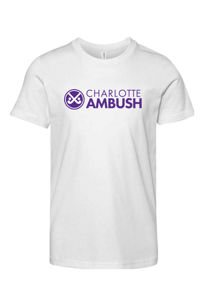 Charlotte Ambush Field Hockey Club Youth Lifestyle T-Shirt Signature Lacrosse