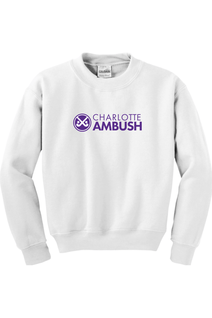 Charlotte Ambush Field Hockey Club Youth Sweatshirt Signature Lacrosse