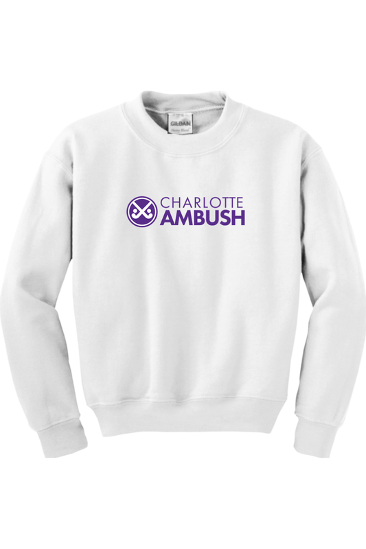 Charlotte Ambush Field Hockey Club Youth Sweatshirt Signature Lacrosse