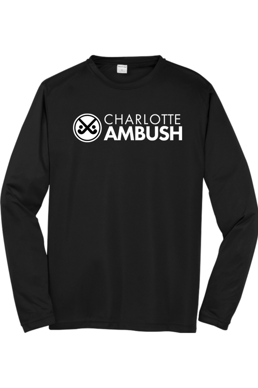 Charlotte Ambush Long Sleeve Competitor Tee - REQUIRED PURCHASE Signature Lacrosse