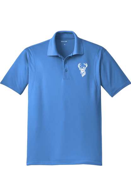 Charlotte Stag LC Adult Embroidered Athletic Polo Signature Lacrosse