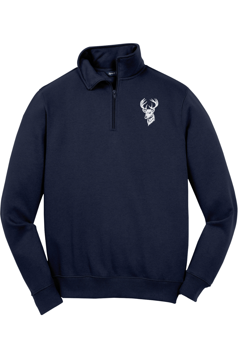 Charlotte Stag LC Adult Embroidered Quarter-Zip Pullover Signature Lacrosse