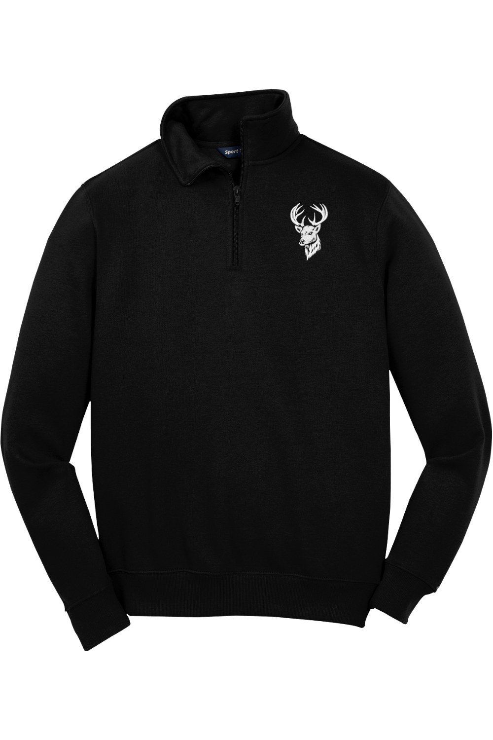 Charlotte Stag LC Adult Embroidered Quarter-Zip Pullover Signature Lacrosse