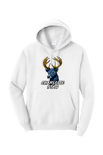 Charlotte Stag LC Adult Heavyweight Hoodie Signature Lacrosse