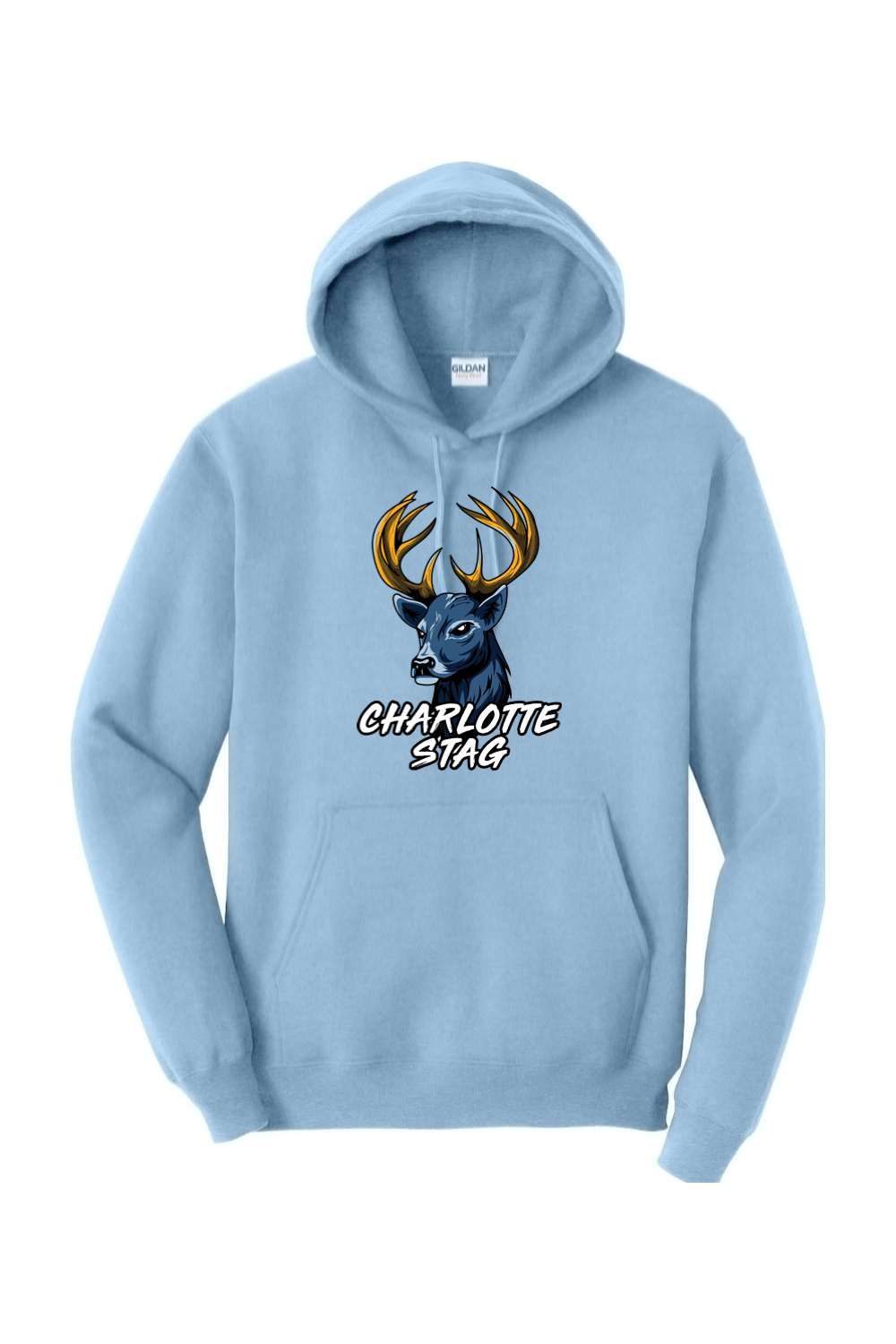 Charlotte Stag LC Adult Heavyweight Hoodie Signature Lacrosse