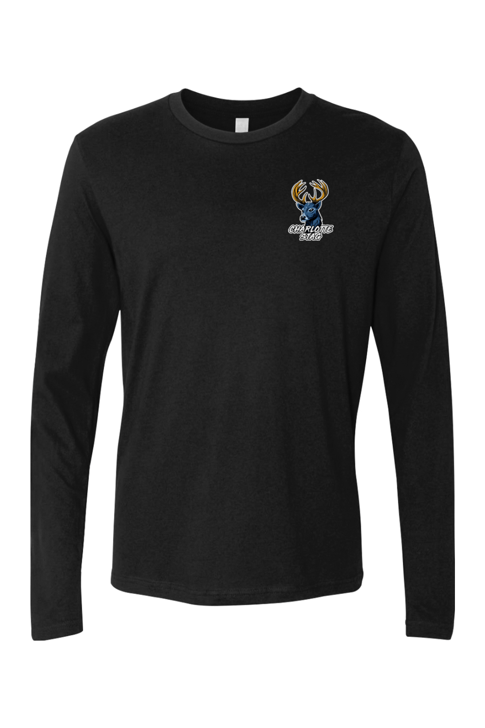 Charlotte Stag LC Adult Long Sleeve T-Shirt Signature Lacrosse