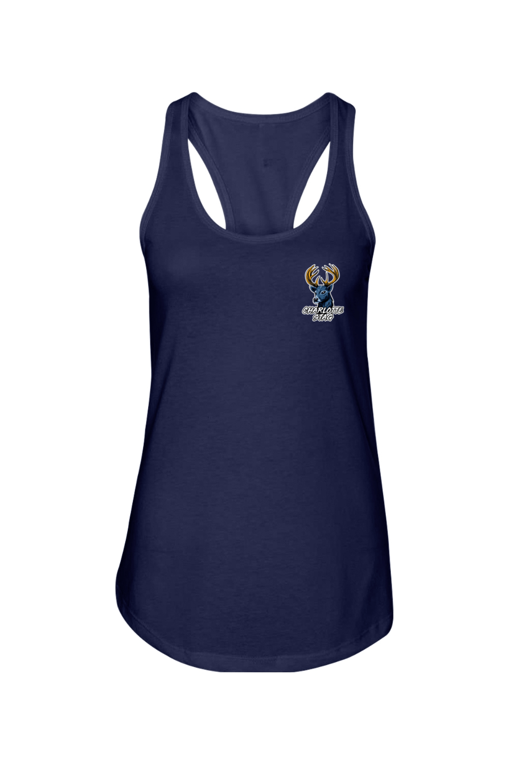 Charlotte Stag LC Adult Women's Tank Top Signature Lacrosse