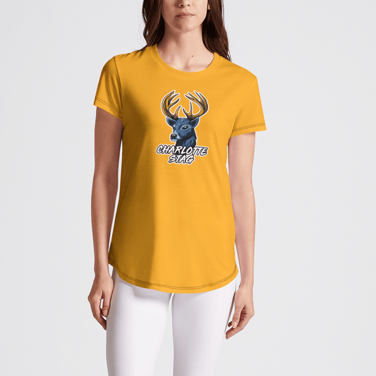 Charlotte Stag LC Athletic T-Shirt (Women's) Signature Lacrosse