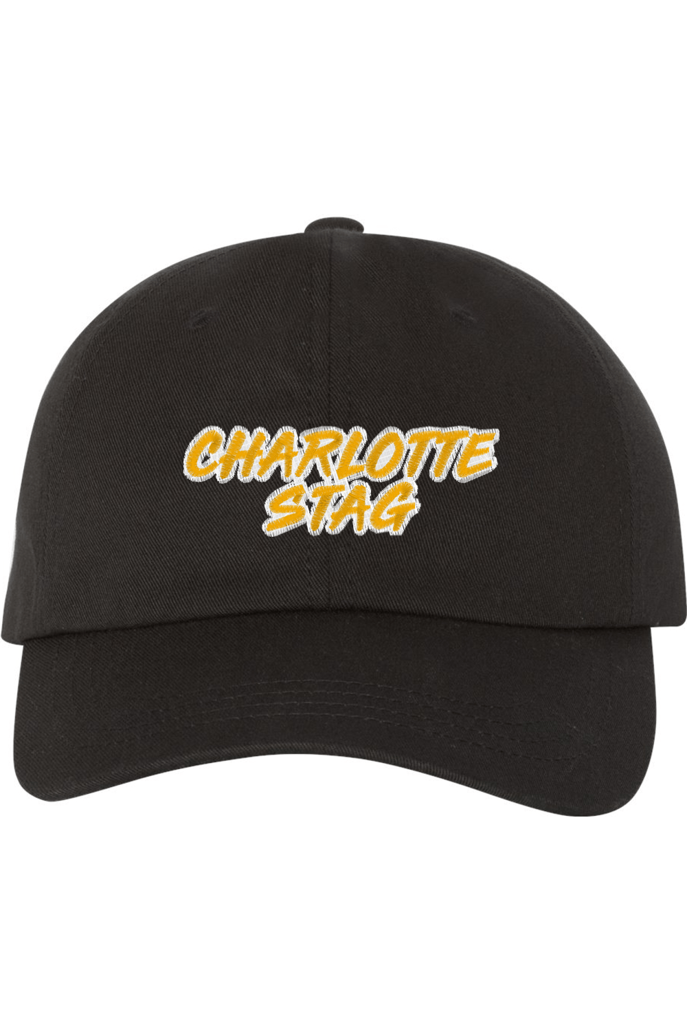 Charlotte Stag LC Embroidered Dad Hat Signature Lacrosse