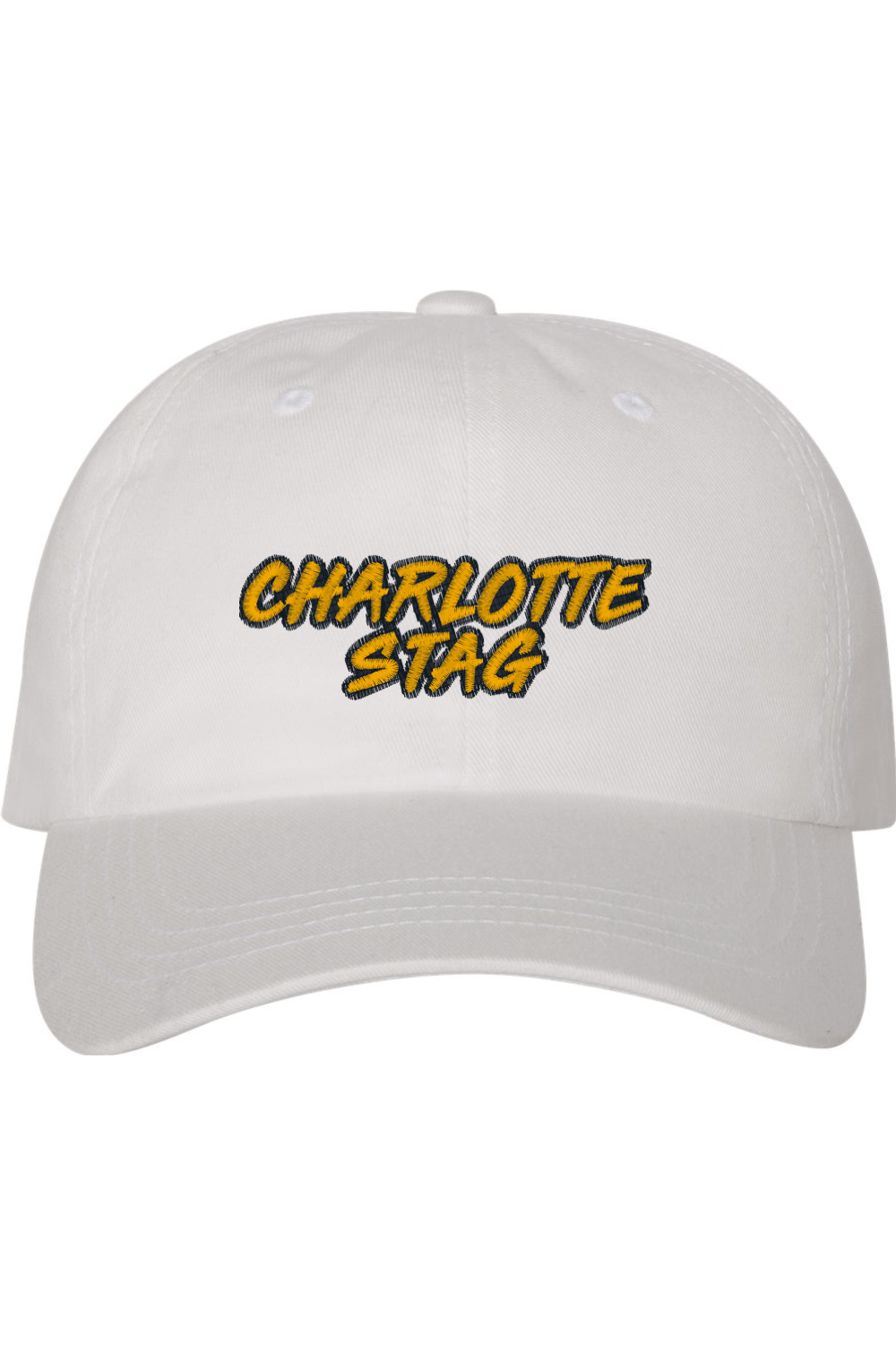 Charlotte Stag LC Embroidered Dad Hat Signature Lacrosse