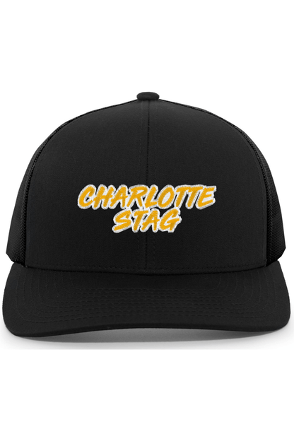 Charlotte Stag LC Embroidered Trucker Hat Signature Lacrosse