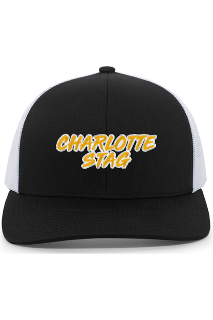 Charlotte Stag LC Embroidered Trucker Hat Signature Lacrosse