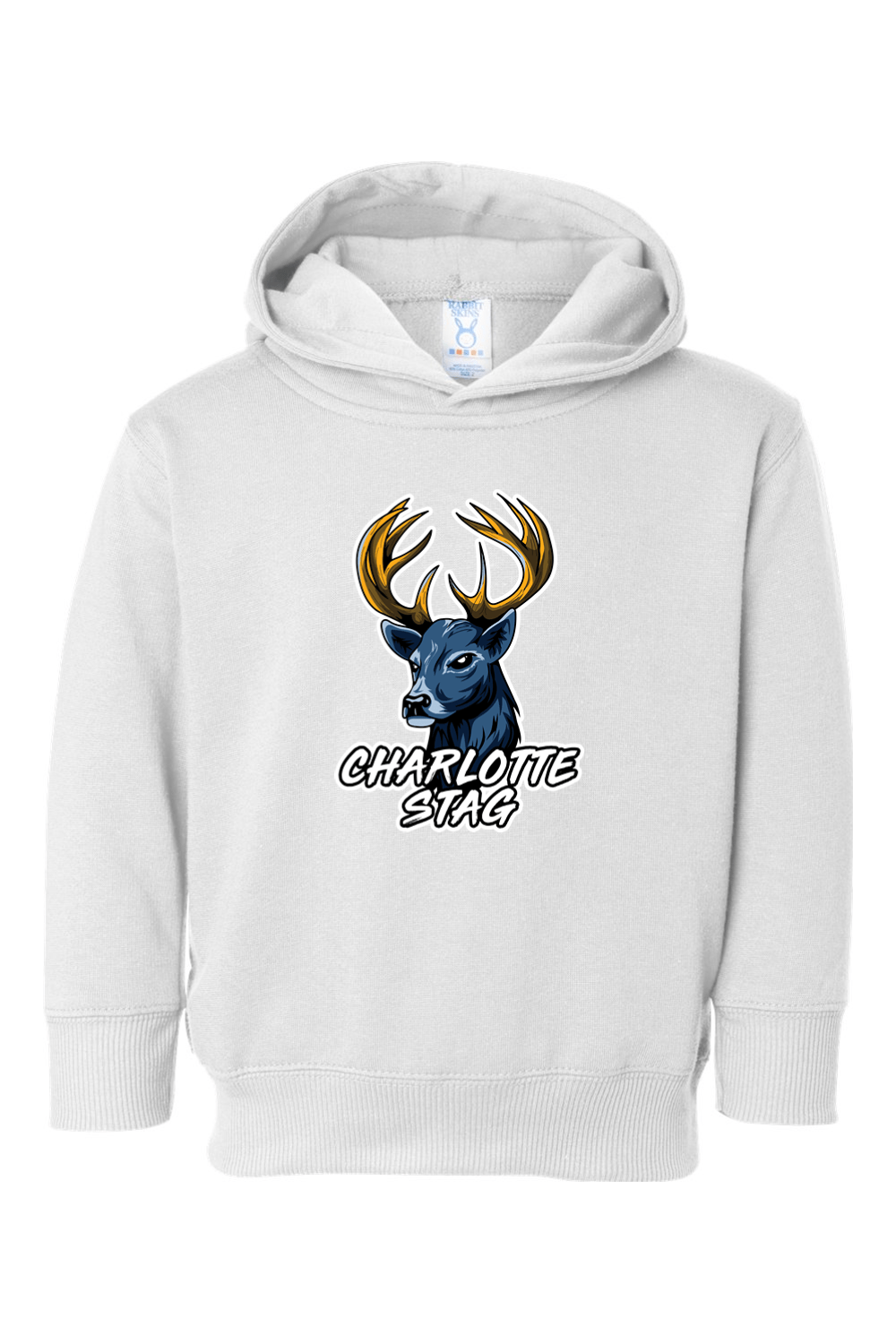 Charlotte Stag LC Toddler Fleece Hoodie Signature Lacrosse