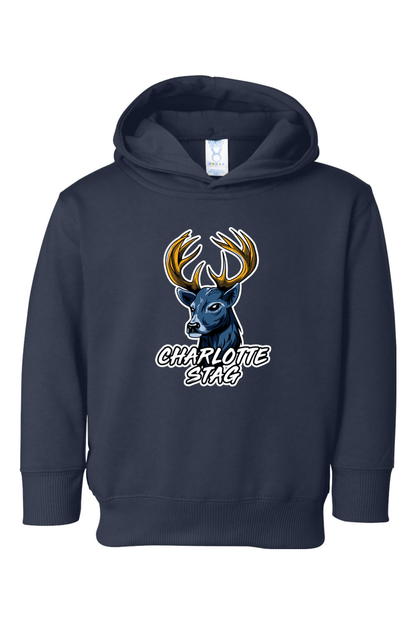 Charlotte Stag LC Toddler Fleece Hoodie Signature Lacrosse