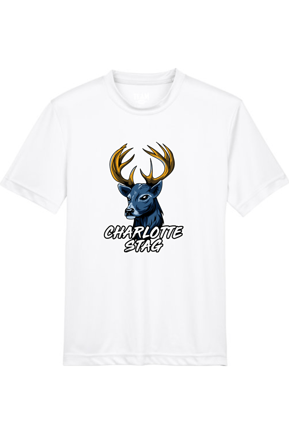 Charlotte Stag LC Youth Athletic T-Shirt Signature Lacrosse